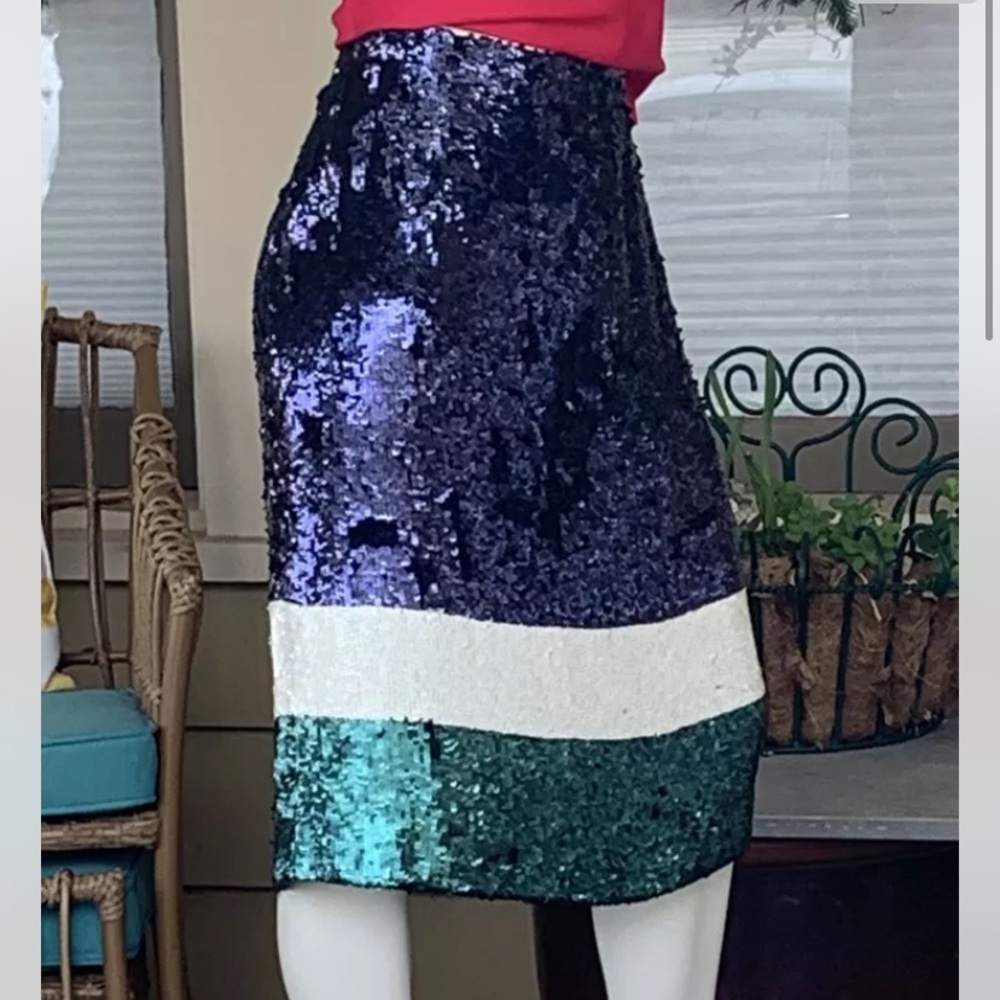 J.Crews sequin pencil skirt SZ 10